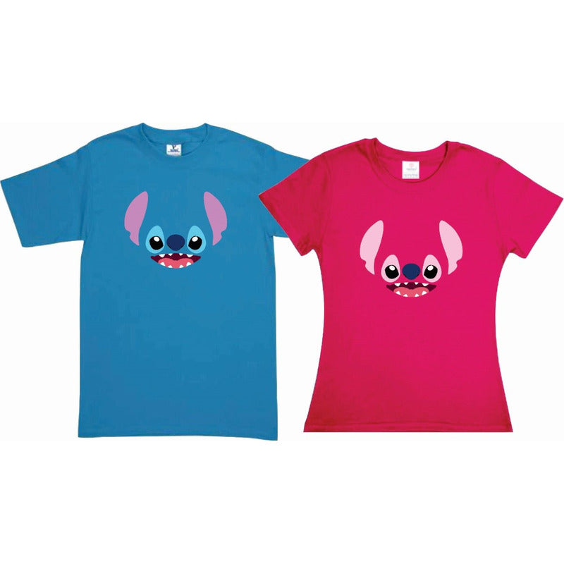 Playeras de pareja de stitch sale