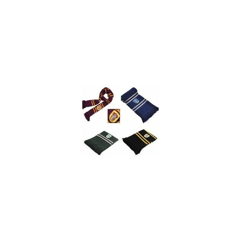 Bufanda Harry Potter Gryffindor Slytherin Ravenclaw Hufflepuff Tejida
