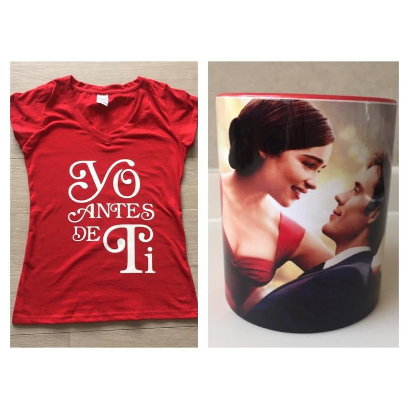 Pkt Yo Antes De Ti Playera Y Taza