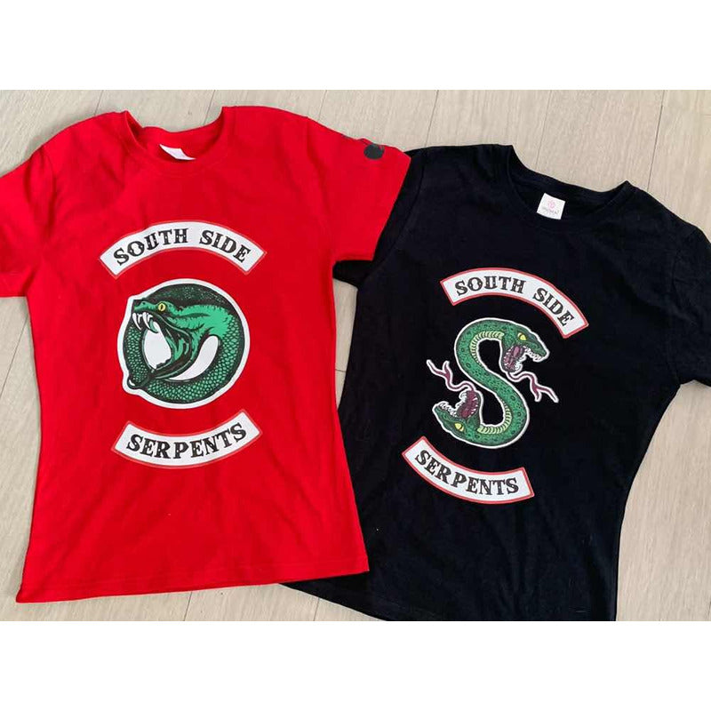 Pkt 2 Playeras Serpents Cheryl & Toni Amistad / Novios Choni