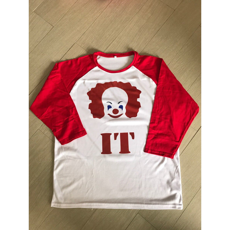 Playera. It Eso Payaso Pennywise Mangas 3/4