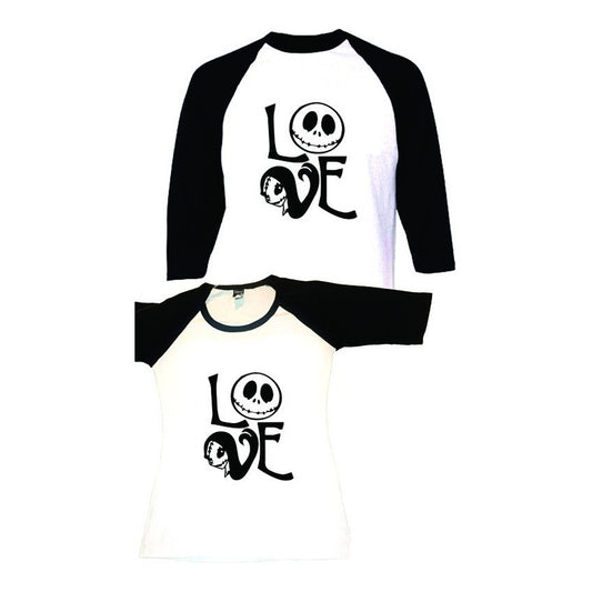 Pkt Playeras Extraño Mundo De Jack Skelligton & Sally Novios