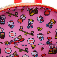 Cargar imagen en el visor de la galería, Hello Kitty Loungefly Sanrio Rueda de la fortuna Bolso Mini Back Pack Mochila Bolsa
