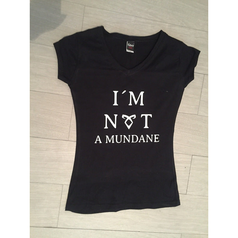 Pkt Taza Fluorescente Y Playera Fluorescente Shadowhunters