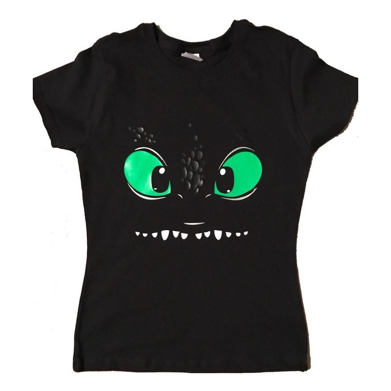 Pkt 3 Playeras Chimuelo Como Entrenar A Tu Dragon Toothless