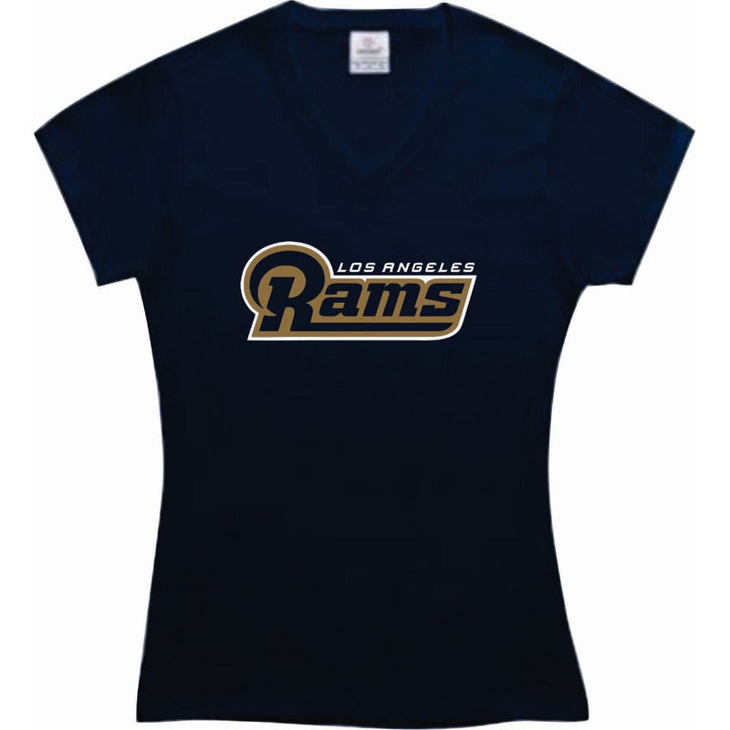 Playera Rams Dama Tipo Nfl Los Angeles Mod 2