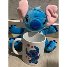 Cargar imagen en el visor de la galería, Set Stitch Peluche Y Taza Novios Regalo San Valentin
