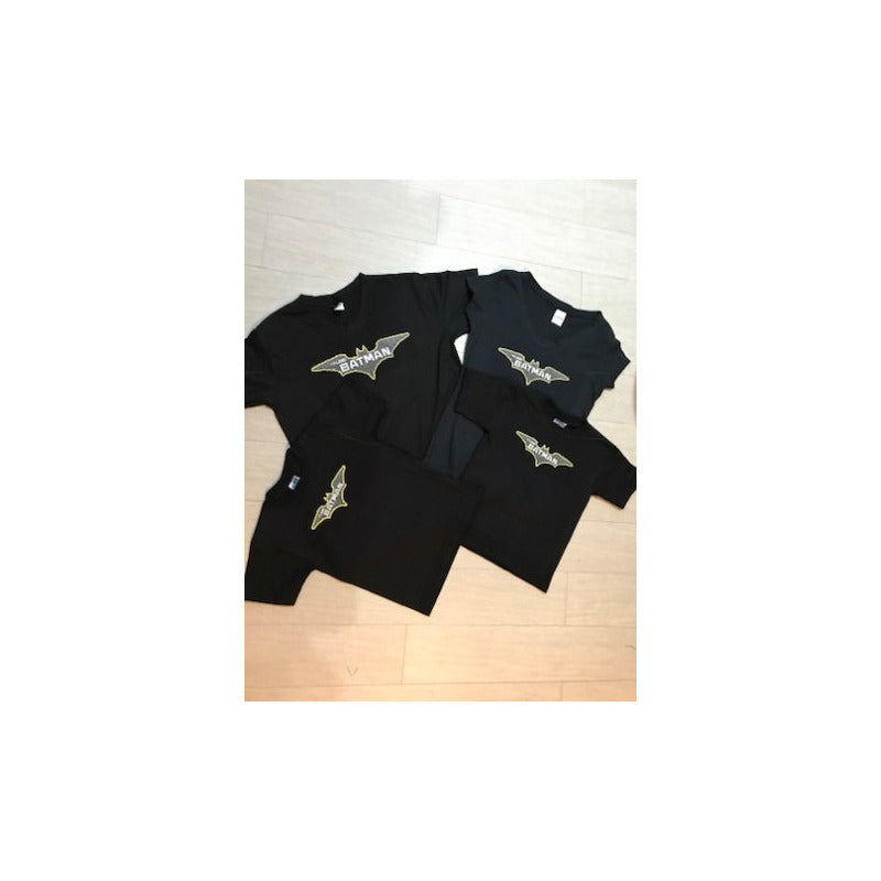 Pkt 2 Playeras Batman Lego Familia Personalizadas