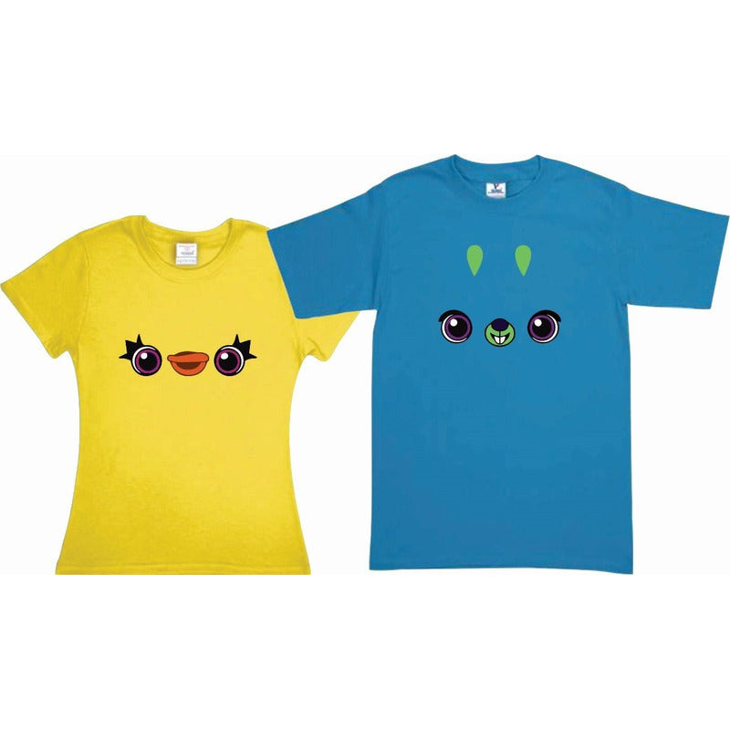 Pkt Bunny & Ducky Playeras Toy Story Pareja  Evento