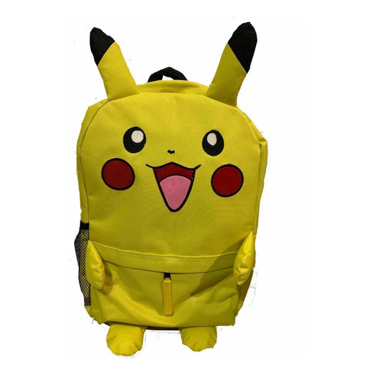 Mochila Pikachu Pokemon Kawaii Escolar Back Pack Detective