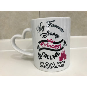 Taza Mama Princesa Disney Dia De Las Madres 10 De Mayo Heart