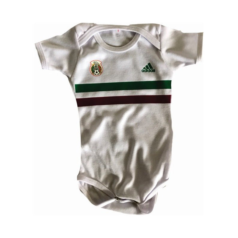 Pañalero Jersey Selección Mexicana Blanco Personalizado Espa