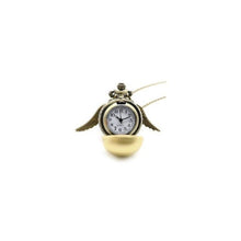 Cargar imagen en el visor de la galería, Harry Potter Sntich Dorada Reloj Collar Quidditch
