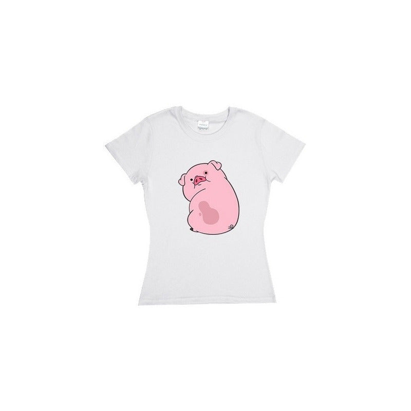 Gravity Falls Pkt Playera Y Taza Pato Negro