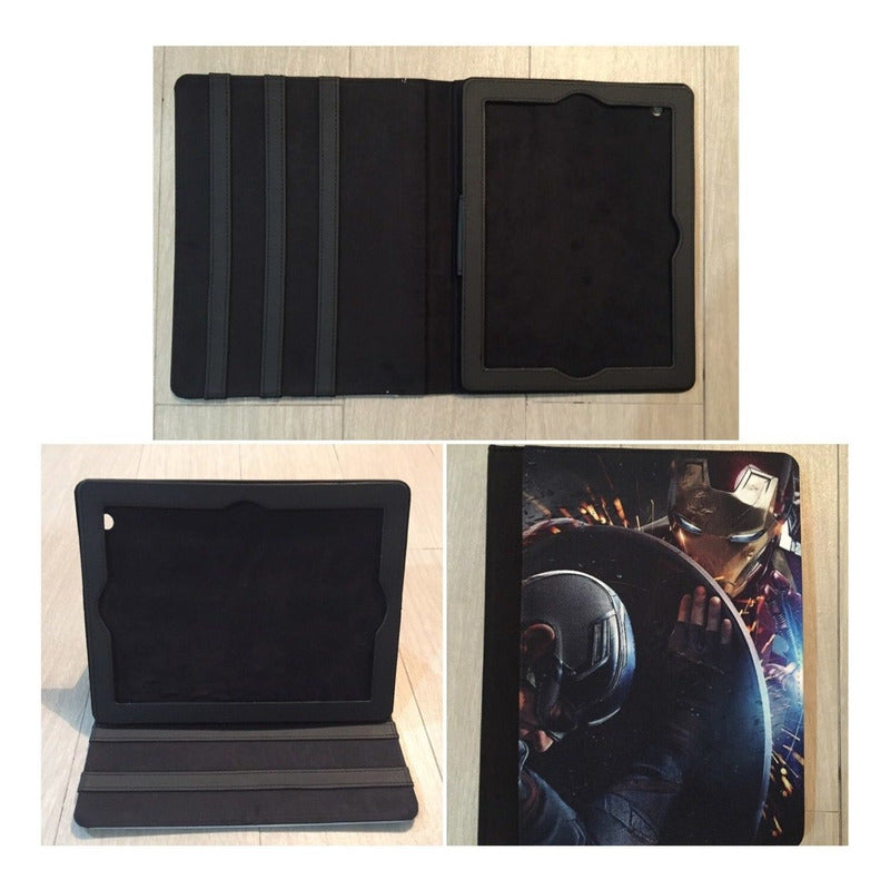 Civil War Funda Para iPad Capitán América Iron Man