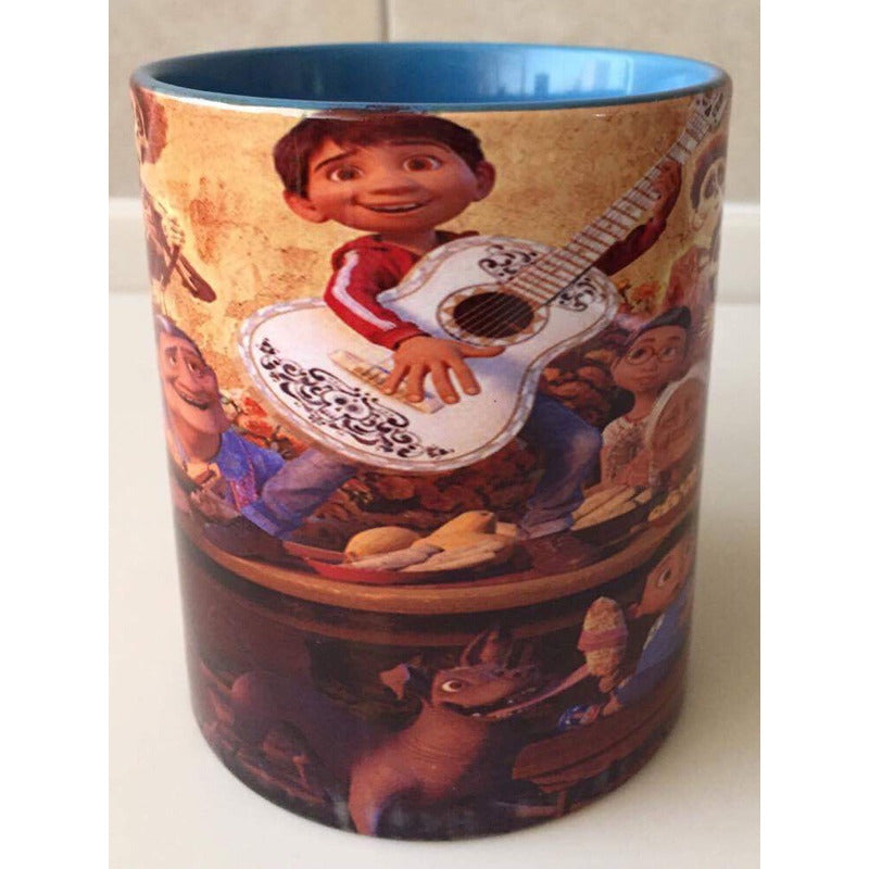 Coco Disney Taza Familia Azul