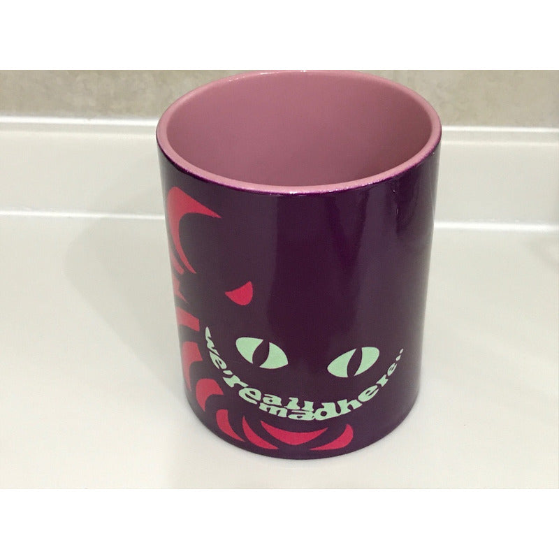 Pkt 2 Tazas Gato Chesire Alicia En El Pais De Las Maravillas