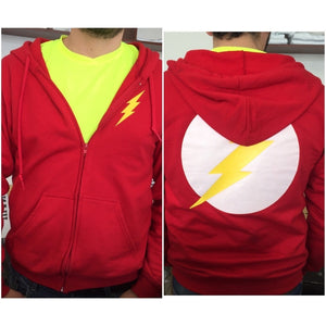 Pkt 3 Chamarras / Sudaderas The Flash Infantiles Con Gorro