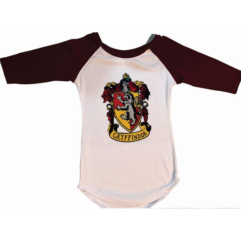 Hogwarts Playera Gryffindor Ravenclaw Slytherin Hufflepuff