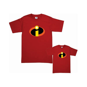 Pkt 2 Playeras Los Increíbles Famili Evento The Incredibles