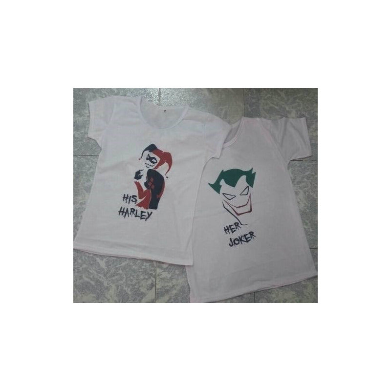 Pkt Playeras Batman Pareja Novios San Valentin