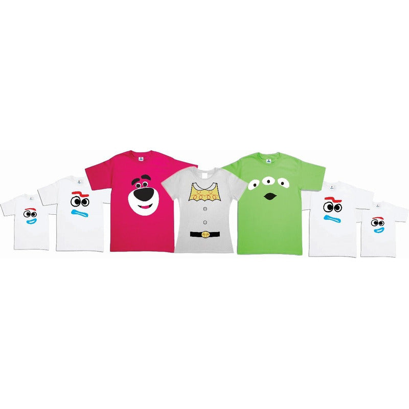 Toy Story Pkt 7 Playeras  Familia  Evento