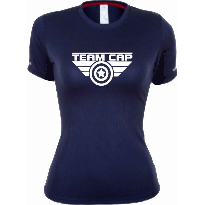 Playera Capitan America Dry Fit Gym Avengers Endgame