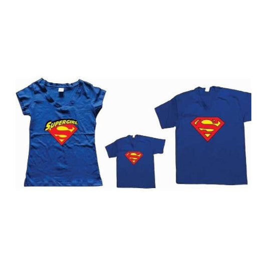 Pkt 4 Playeras Superman Familia