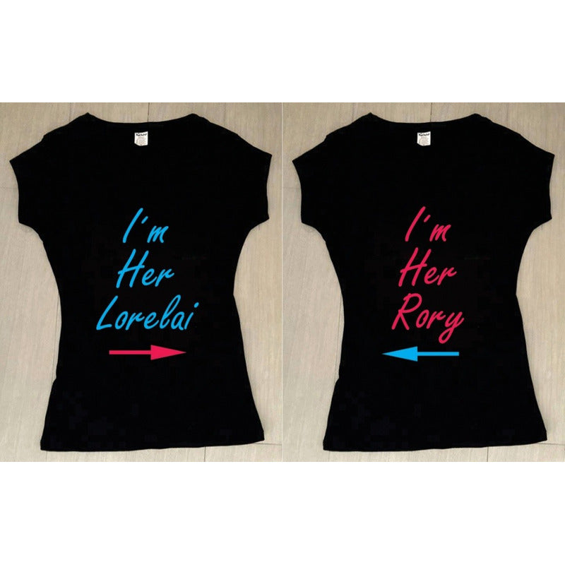 Pkt Playeras Gilmore Girls Lorelai & Rory Mama E Hija Famili