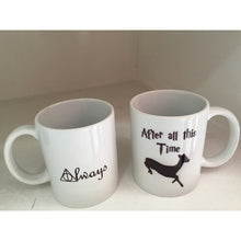 Cargar imagen en el visor de la galería, Pkt 2 Playeras &amp; 2 Tazas Harry Potter Negras Pareja Novios
