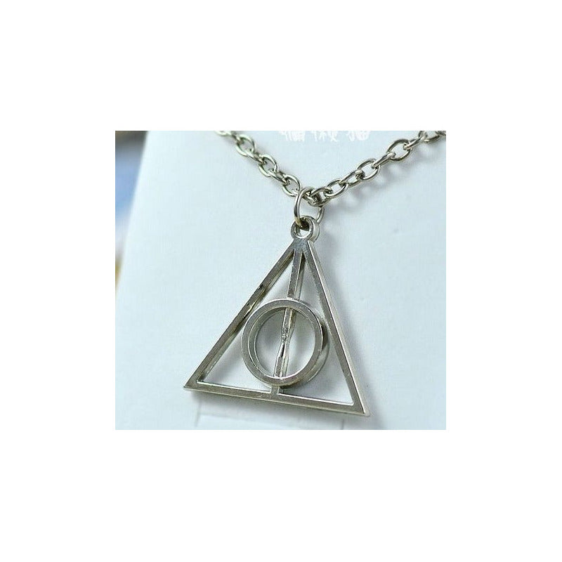 Harry Potter Collar Reliquias De La Muerte Giratorio