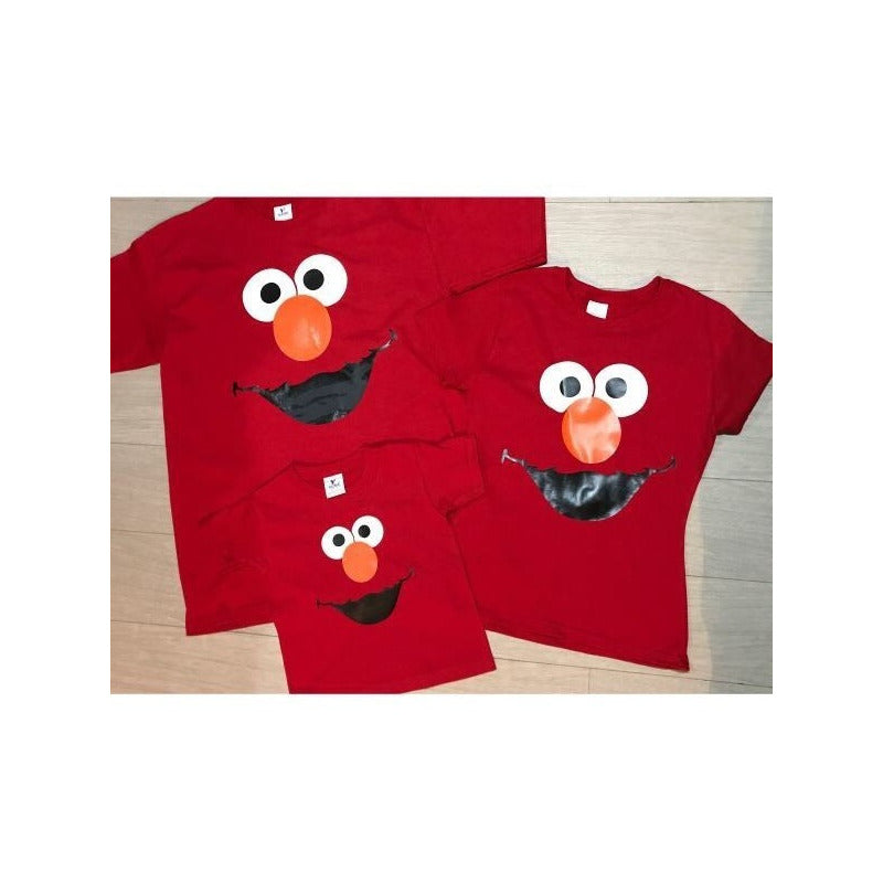 Pkt 3 Playeras Elmo Familia Evento