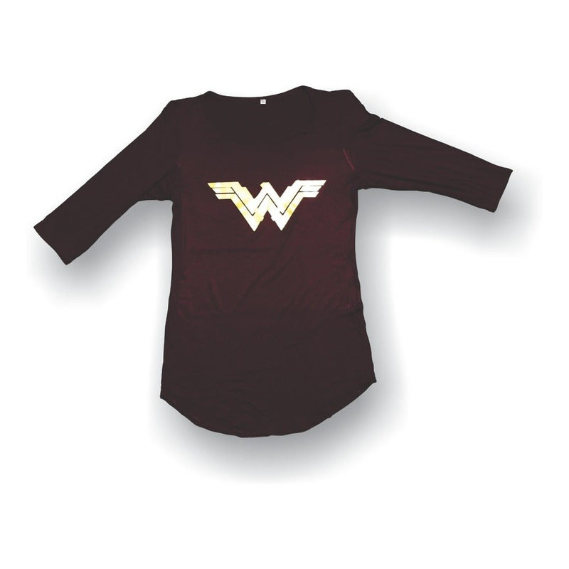 Wonder Woman Blusón Mujer Maravilla Playera