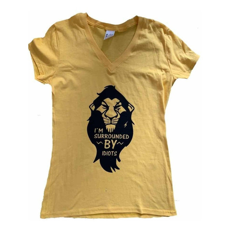 Playera Rey Leon Scar Im Surrounded By Idiots The Lion King