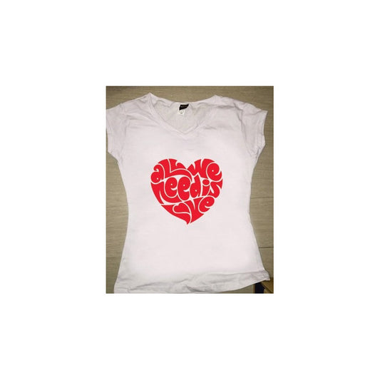 Playera The Beatles Dama All We Need Is Love
