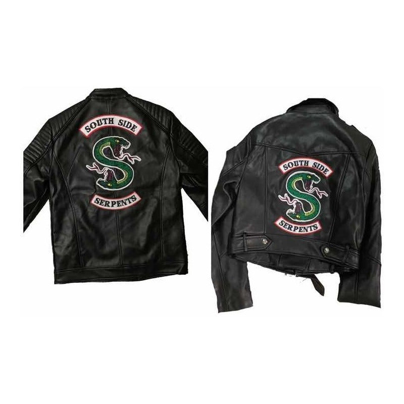 Pkt 2 Chamarras De Jughead Riverdale Vinipiel Pareja Serpent