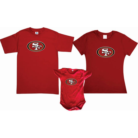 Pkt 3 Playeras 49ers San Francisco Tipo Nfl Familia