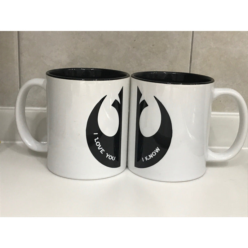 Star Wars Pkt Pareja San Valentin Set 2 Tazas Novios Rebels