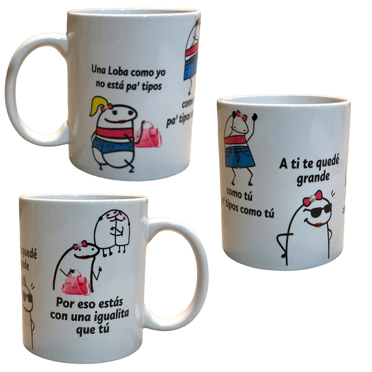 Taza Flork Una Loba como Yo no esta pa tipos como tu Shakira Bzrp