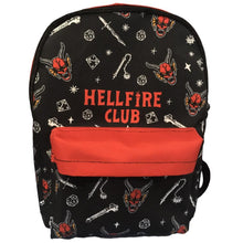 Cargar imagen en el visor de la galería, Hellfire Club Stranger Mochila Escolar BackPack
