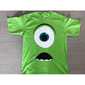 Pkt 3 Playeras Monster Inc Familia Evento Disfraz Mike Sully