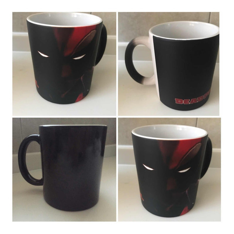 Taza Mágica Deadpool Negro Modelo 1