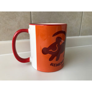 Taza El Rey Leon Remember Who You Are Naranja