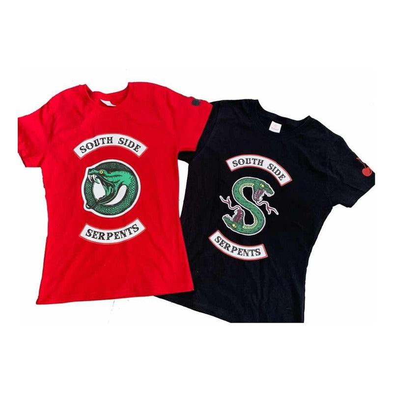 Pkt 2 Playeras Serpents Cheryl & Toni Amistad / Novios Choni