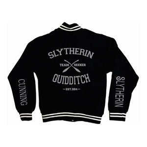 Chamarra Slytherin Harry Potter Tipo Universitaria Deluxe