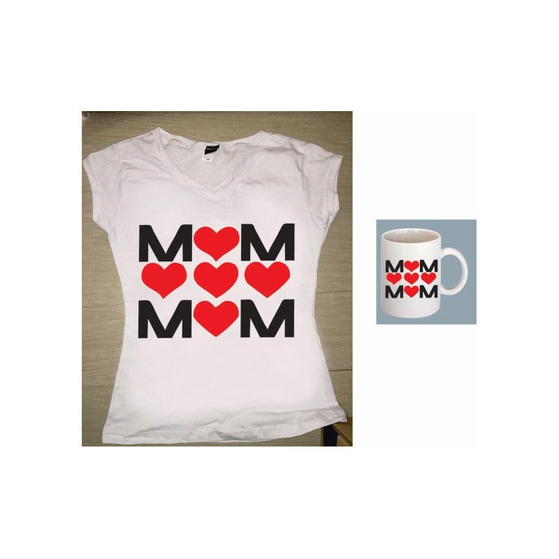 Pkt Playera Y Taza Regalo Dia De Las Madres Personalizada