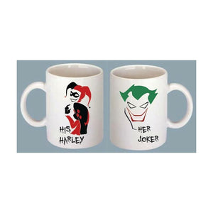 Pkt 2 Tazas Joker Y Harley Quinn Novios San Valentin