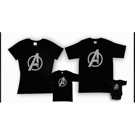 Pkt 6 Playeras Avengers Familia Evento Endgame