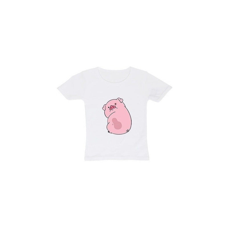 Gravity Falls Pkt Playera, Cilindro Y Taza Pato Bco