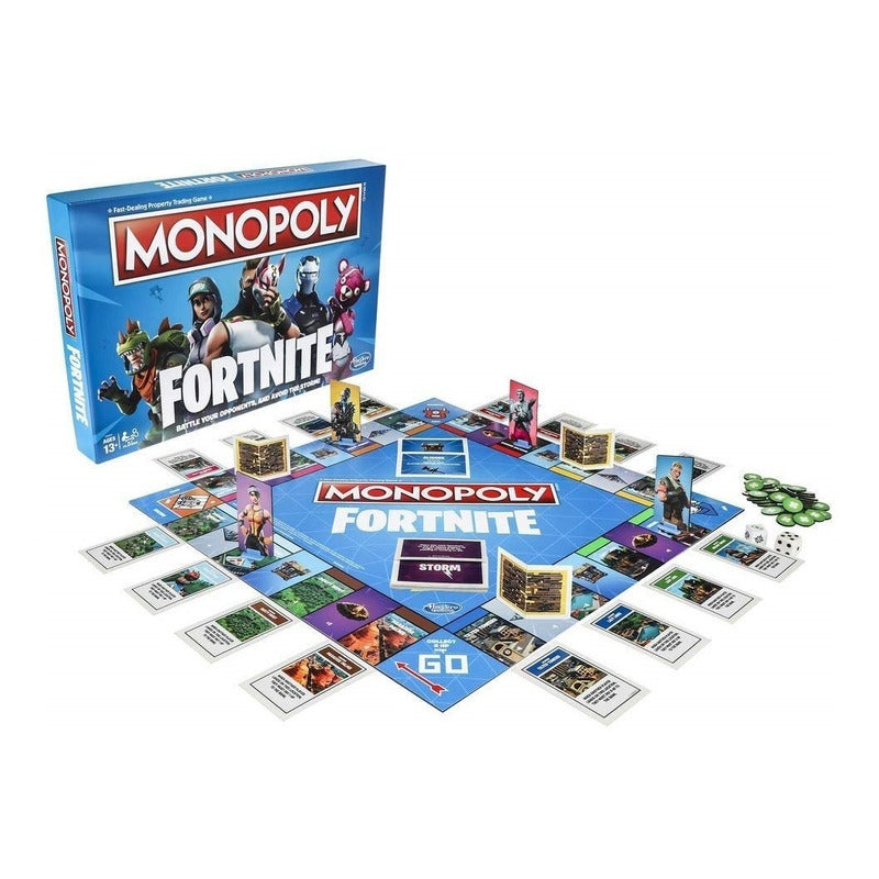 Fortnite Monopoly Monopolio Hasbro Ingles